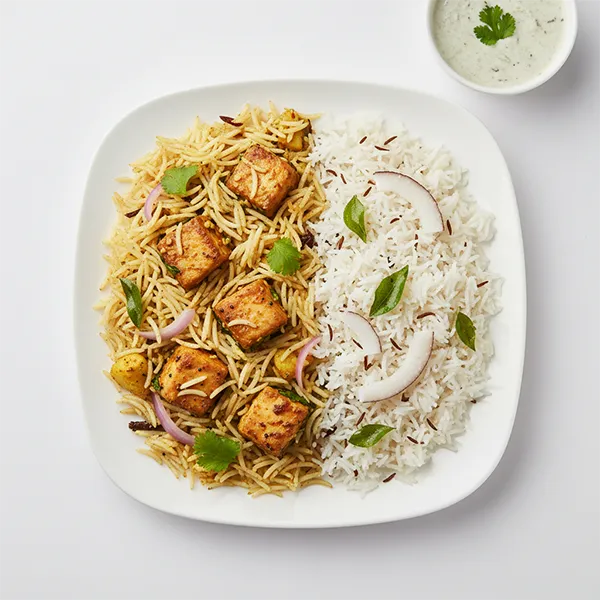 Goan Fish pulao With Jeera Coconut Rice